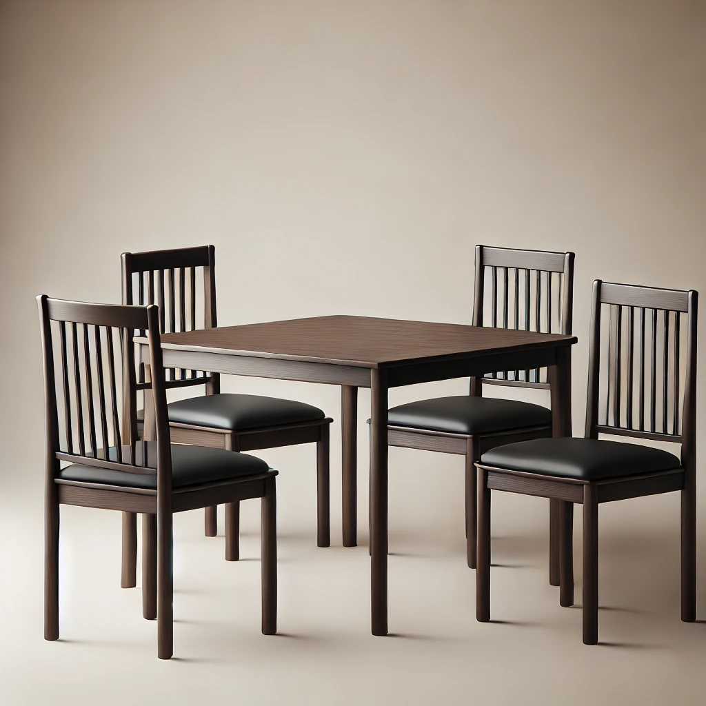 Armado de juego de comedor y sillas