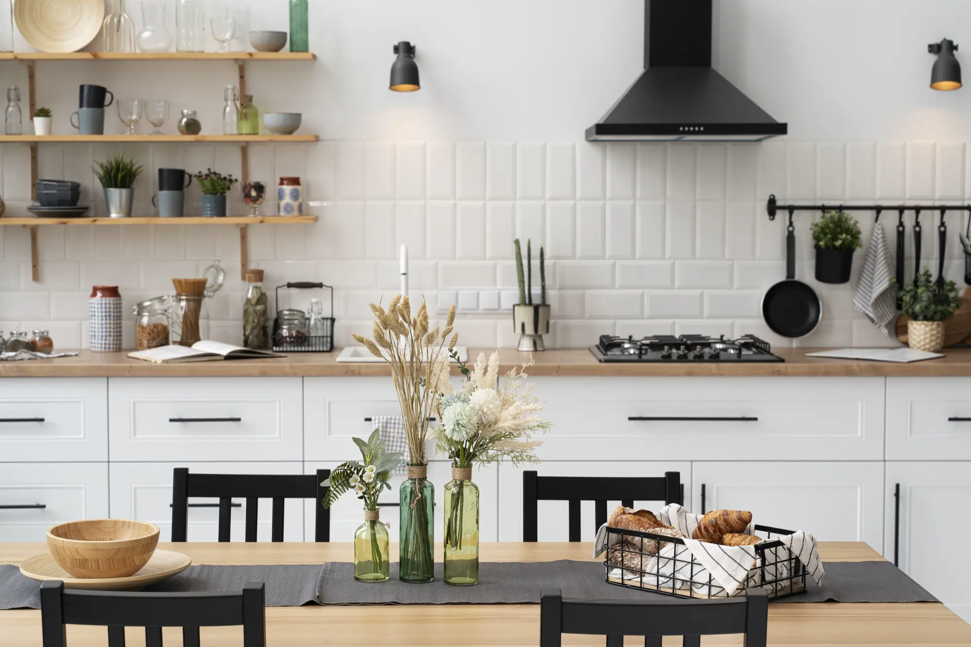 Alacenas de vajilla para cocinas creada en Montevideo